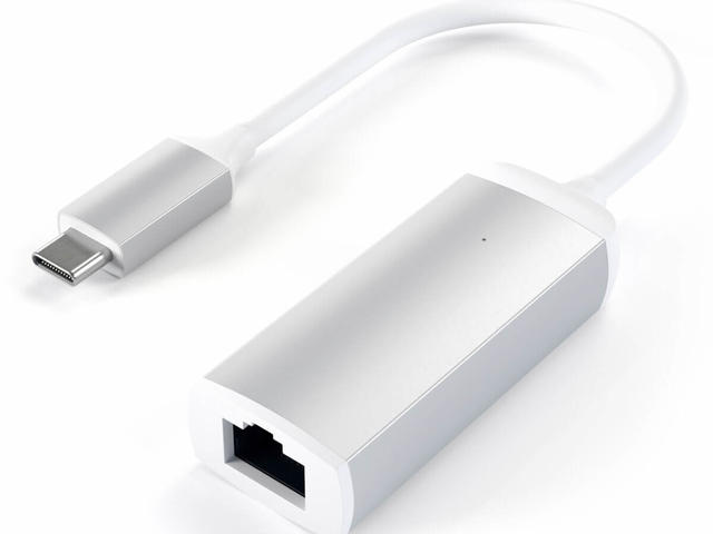 Кабели и Адаптери Satechi Aluminium TYPE-C to Ethernet Adapter - Silver
