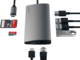 USB Хъб Satechi Aluminium TYPE-C Multi-Port Adapter - Space Grey
