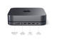 USB Хъб Satechi Aluminium TYPE-C Stand and Hub for Mac Mini - Space Gray