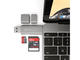 Джаджи Satechi Aluminum TYPE-C Reader (1x USB 3.0,MicroSD) - Space Grey