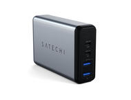 Зарядни устройства Satechi 75W Dual TYPE-C PD Travel Charger (2x USB-A,1x USB-C PD 18W,1x USB-C PD 60W) - Space Gray