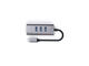 USB Хъб Satechi Aluminium TYPE-C Hub (3x USB 3.0,Ethernet) - Space Gray