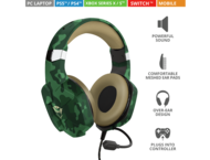 Слушалки Trust GXT 323C Carus - jungle camo