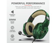 Слушалки Trust GXT 323C Carus - jungle camo