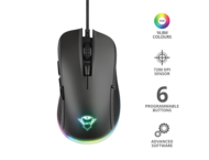 Мишки Trust GXT 922 YBAR Gaming Mouse - black