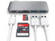 USB Хъб Satechi Aluminium TYPE-C Passthrough USB Hub - Space Grey