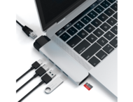 USB Хъб Satechi Aluminium TYPE-C PRO Hub - Silver