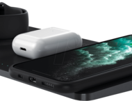 Зарядни устройства Satechi Trio Wireless Charging Pad - Black