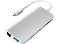 USB Хъб Satechi Aluminium TYPE-C Multimedia Adapter - Silver