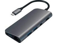 USB Хъб Satechi Aluminium TYPE-C Multimedia Adapter - Space Gray
