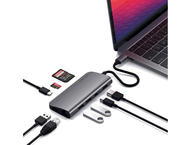 USB Хъб Satechi Aluminium TYPE-C Multimedia Adapter - Space Gray