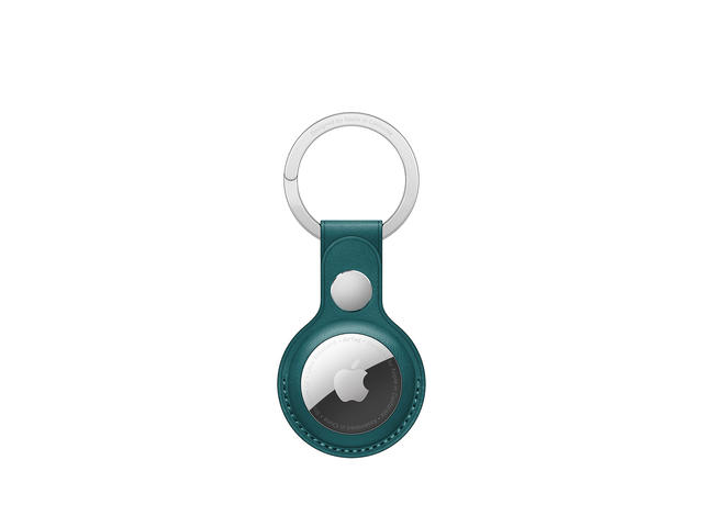Джаджи Apple AirTag Leather Key Ring - Forest Green (Seasonal Summer2021)
