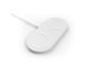Зарядни устройства Belkin BOOST_CHARGEª Dual Wireless Charging Pads - White