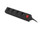Разклонители Lanberg power strip 1.5 метра, черен