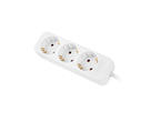 Разклонители Lanberg power strip 1.5 метра, бял