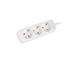 Разклонители Lanberg power strip 1.5 метра, бял
