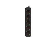 Разклонители Lanberg power strip 1.5 метра, 5 гнезда, черен