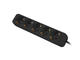 Разклонители Lanberg power strip 1.5 метра, 5 гнезда, черен