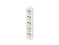 Разклонители Lanberg power strip 1.5 метра, 5 гнезда, бял