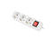 Разклонители Lanberg power strip 1.5 метра, 3 гнезда, бял