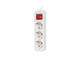 Разклонители Lanberg power strip 1.5 метра, 3 гнезда, бял