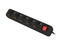 Разклонители Lanberg power strip 1.5 метра, 5 гнезда, черен