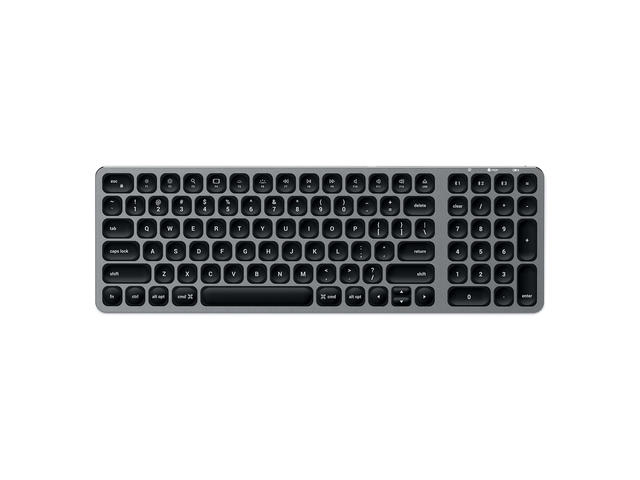 Клавиатури Satechi Compact Backlit Bluetooth Keyboard for Mac - US - Space Gray