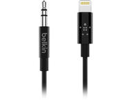 Кабели и Адаптери Belkin кабел Lightning към 3,5 мм 1,8 м черен 