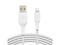 Кабели и Адаптери Belkin BOOST↑CHARGE™ Braided Lightning към USB-A Cable (15 см, бял)