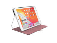 Калъфи за таблети Speck iPad 8 (2020), iPad 7 (2019) 10.2 inch BALANCE FOLIO CLEAR (ROSE GOLD WOVEN METALLIC/CLEAR)