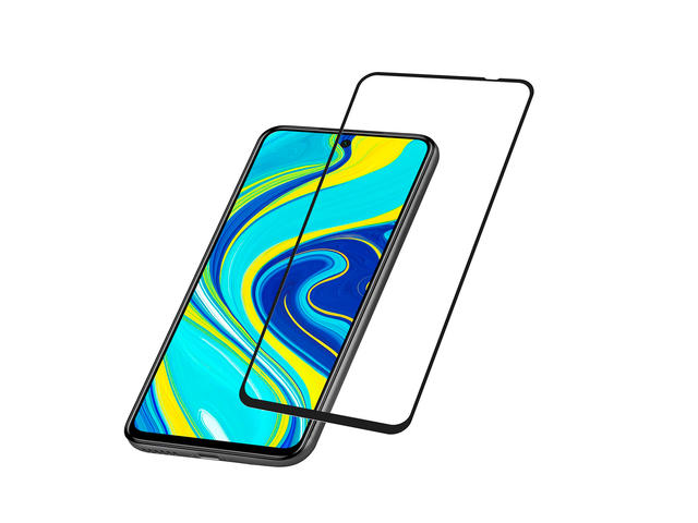 Защитно фолио Cellular line закален протектор за Xiaomi Redmi Note 10 4G/Note 10S, черен