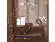 Мрежово оборудване TP-Link Deco M3 (2-броя) AC1200