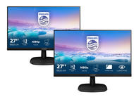 Монитори Два монитора Philips 273V7QDAB + FPMA-D550DBLACK