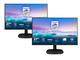 Монитори Два монитора Philips 273V7QDAB + FPMA-D550DBLACK