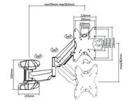 Стойки и маси Value стойка за LCD монитор 
