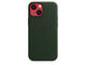 Калъфи Apple iPhone 13 mini Leather Case with MagSafe - Sequoia Green