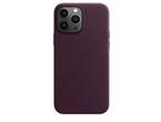 Калъфи Apple iPhone 13 Pro Max Leather Case with MagSafe - Dark Cherry