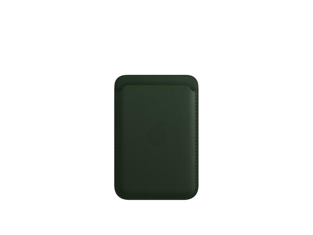 Калъфи Apple iPhone Leather Wallet with MagSafe - Sequoia Green