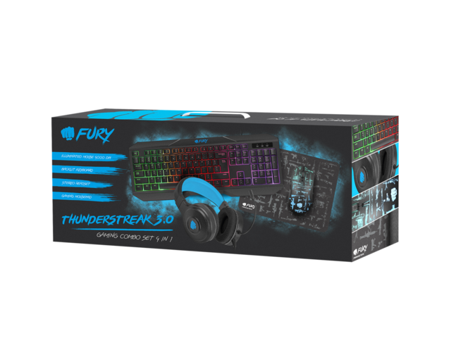 Клавиатури Fury THUNDERSTREAK 3.0, с нарушена опаковка