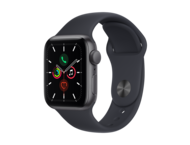Смарт часовници Apple Watch SE (v2) GPS, 40mm Space Grey Aluminium Case with Midnight Sport Band - Regular