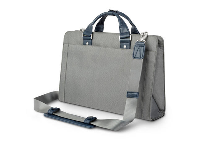 Чанти за Лаптопи Moshi Urbana Laptop briefcase Navi - Herringbone Gray