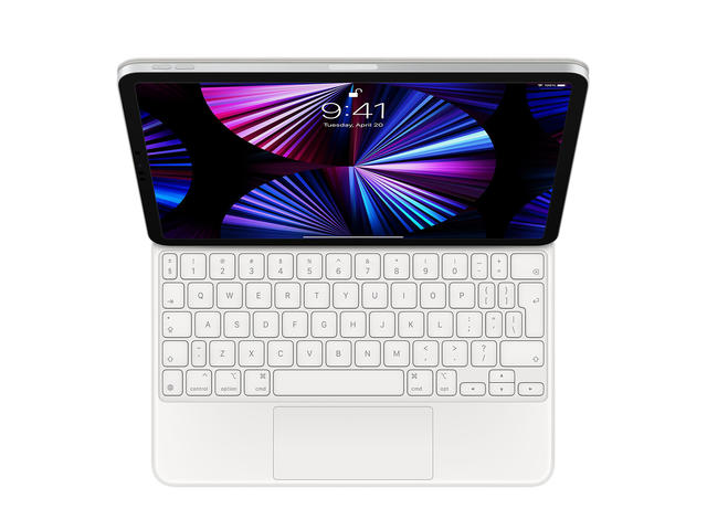 Клавиатури Apple Magic Keyboard за iPad Pro 11-инчов (3-то поколение) и iPad Air (4-то поколение) - International English - White