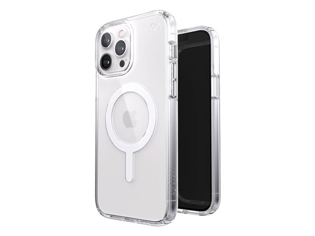 Калъфи Speck iPhone 13 Pro Max (fits iPhone 12 Pro Max) Presidio Perfect Clear + MS Clear/Clear