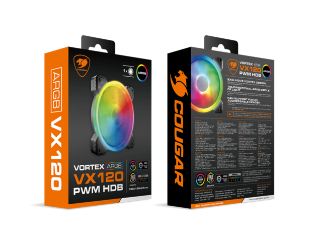 Вентилатори Cougar Vortex ARGB VX 120 Cooling fan
