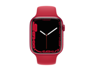 Смарт часовници Apple Watch S7 GPS, 45mm RED Aluminium Case with RED Sport Band - Regular