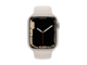 Смарт часовници Apple Watch S7 GPS, 45mm Starlight Aluminium Case with Starlight Sport Band - Regular