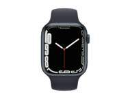 Смарт часовници Apple Watch S7 GPS, 45mm Midnight Aluminium Case with Midnight Sport Band - Regular