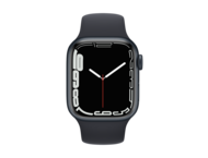 Смарт часовници Apple Watch S7 GPS, 41mm Midnight Aluminium Case with Midnight Sport Band - Regular