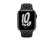 Смарт часовници Apple Watch Nike S7 GPS, 41mm  Midnight Aluminium Case with Anthracite/Black Nike Sport Band - Regular