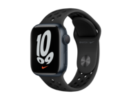 Смарт часовници Apple Watch Nike S7 GPS, 41mm  Midnight Aluminium Case with Anthracite/Black Nike Sport Band - Regular